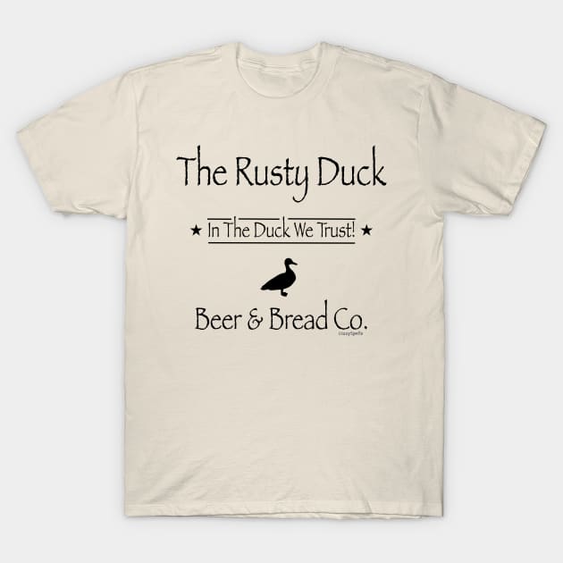 In The Duck We Trust! T-Shirt by DizzySpells Designs